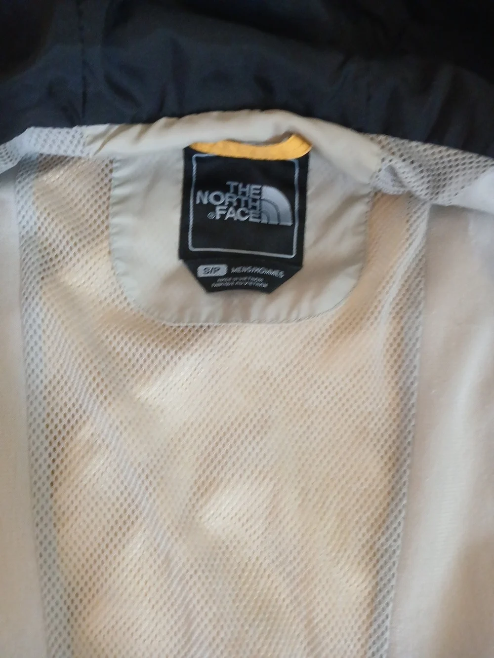 The North Face Men's Two-Tone Yellow/Tan Hooded Jacket